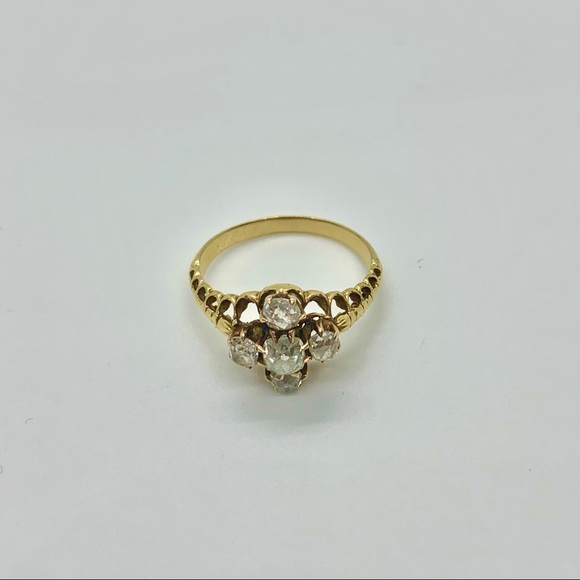 Vintage Diamond engagement ring - Picture 4 of 6